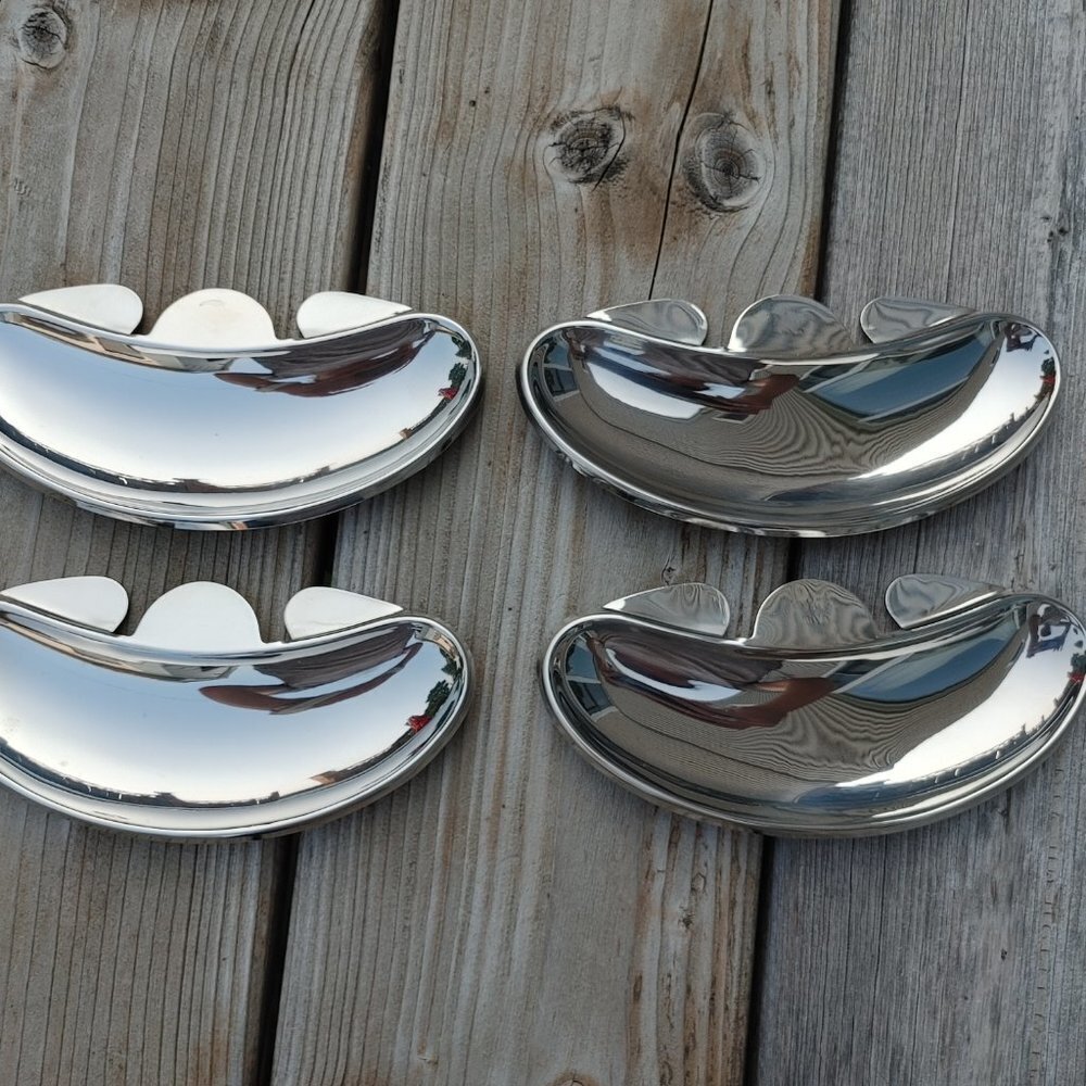 Vintage AMC Stainless Steel 18/10 Serving pods x 4